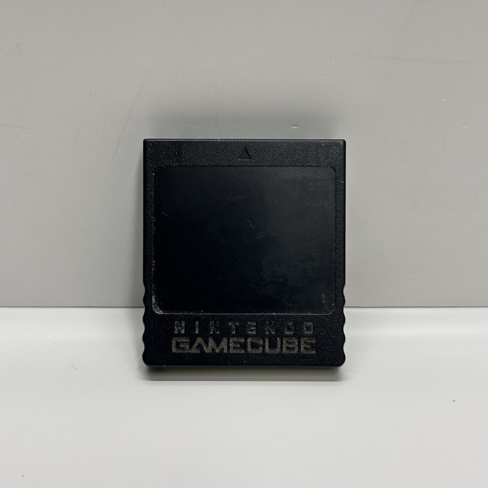 Official Nintendo GameCube Black Memory Card 251 Blocks (DOL-014) Genuine OEM